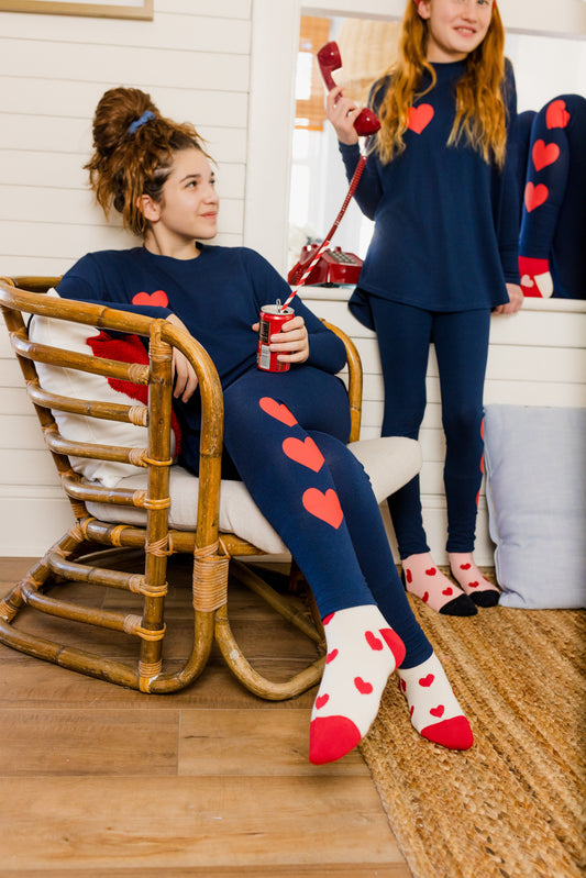 Hearts Navy Teens