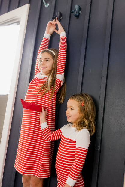 Make Waves Red Stripe Nightgown Short