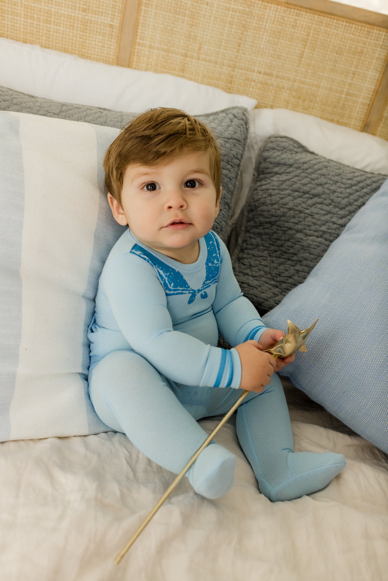 Sailor Sky Blue Footie