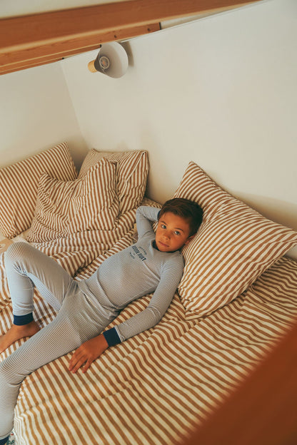 Bonne Nuit Blue Stripe Pajamas