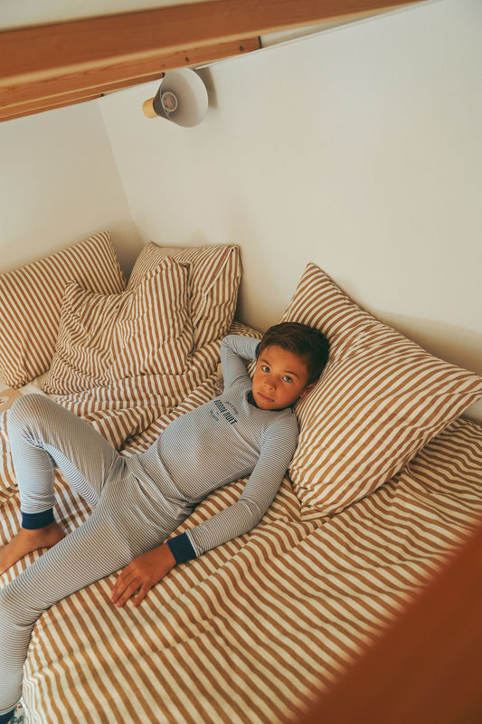 Bonne Nuit Blue Stripe Pajamas