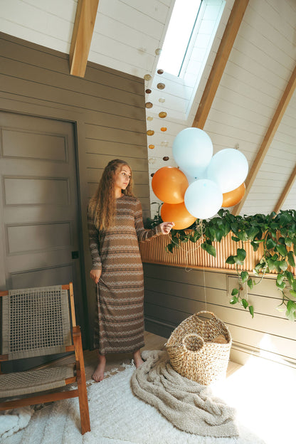 Fair Isle Nightgown Long