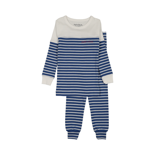 Make Waves Blue Stripes PJ