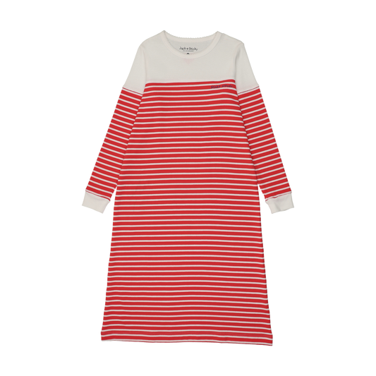 Make Waves Red Stripe Nightgown Short