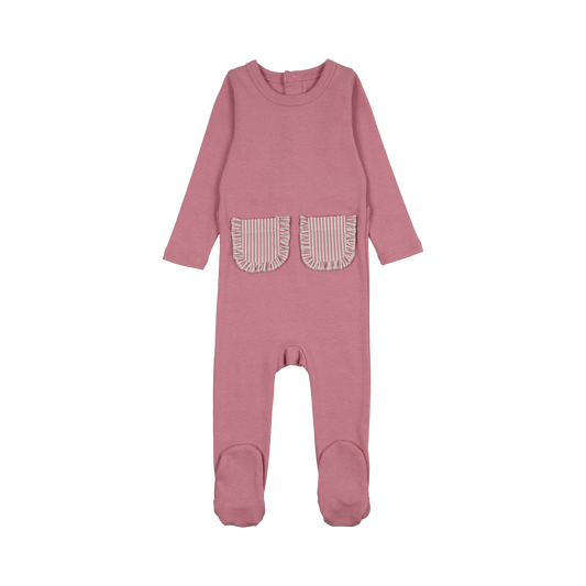 Pocket Dusty Rose Footie