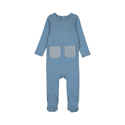 Pocket Powder Blue Footie