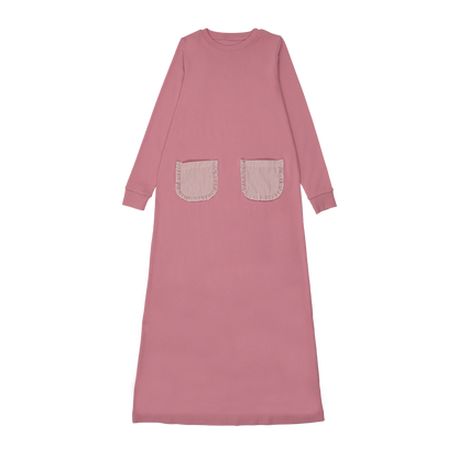 Pockets Dusty Rose Nightgown Long