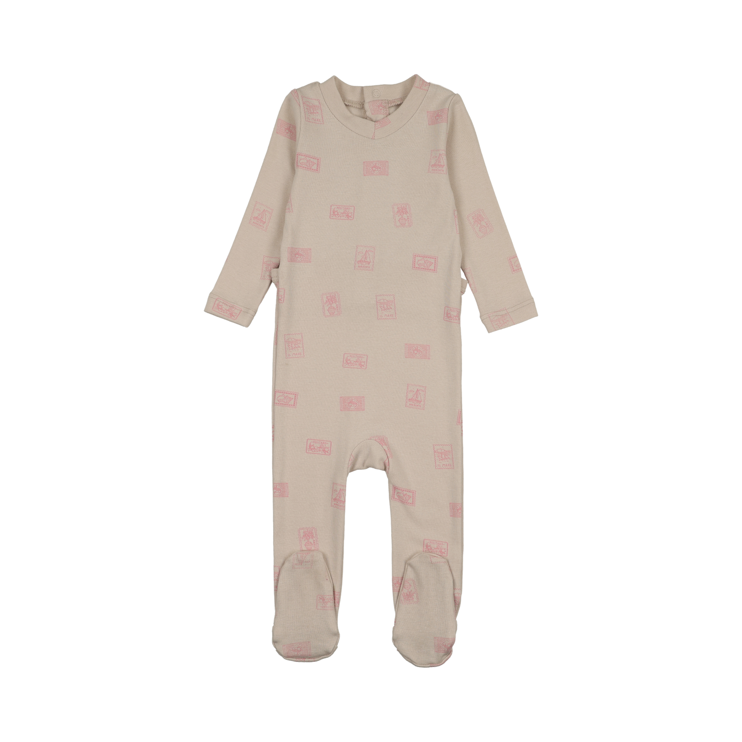 Stamps Pink Footie