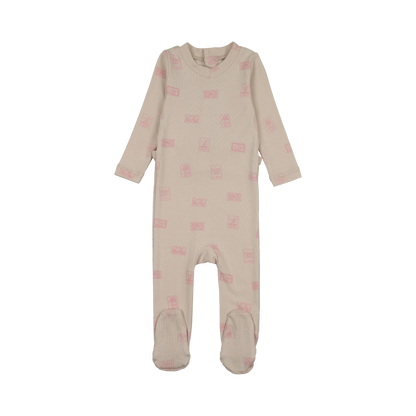 Stamps Pink Footie