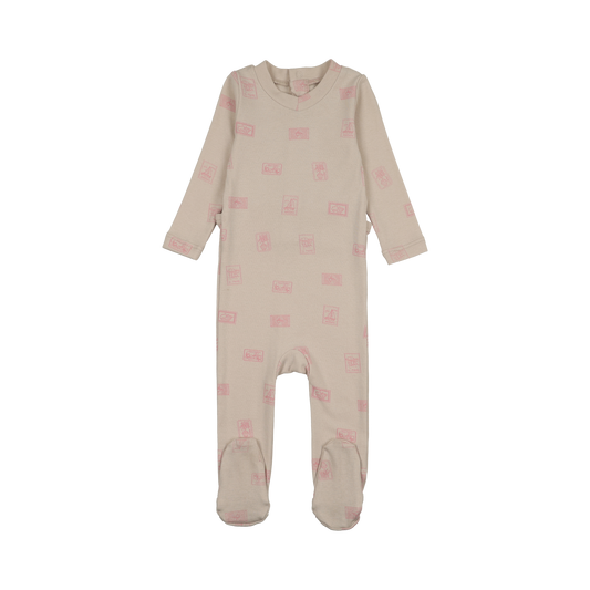 Stamps Pink Footie