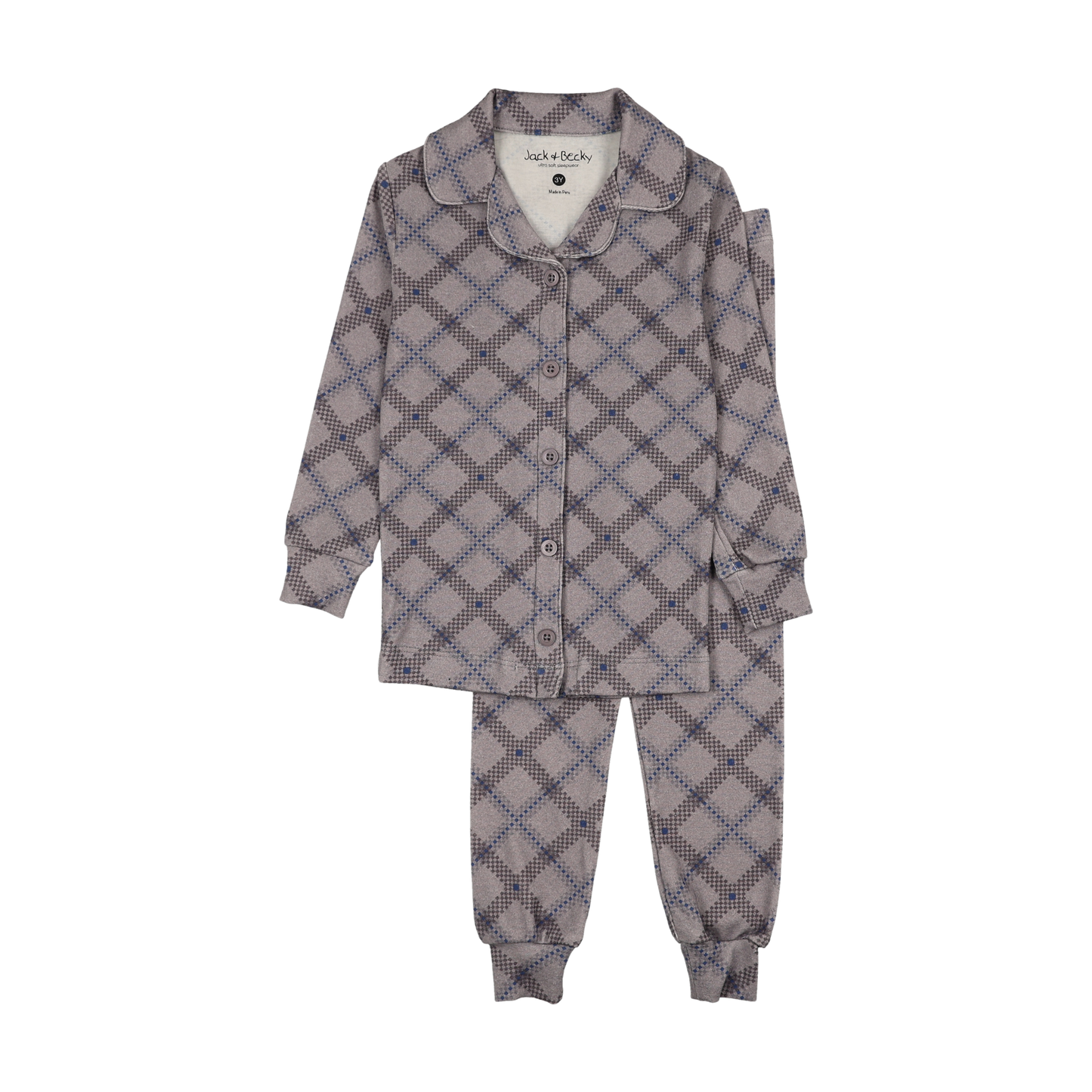 Plaid Boys Pajamas