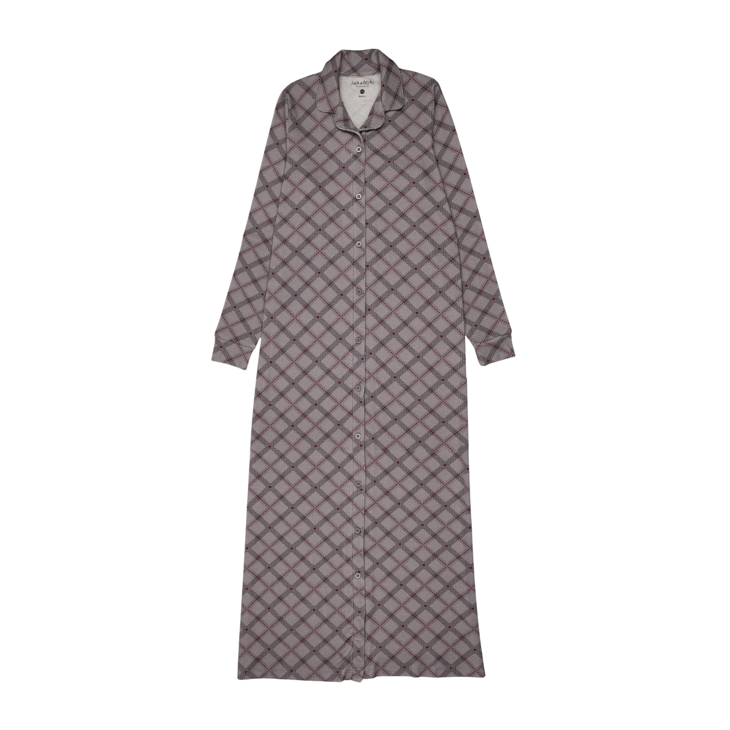 Plaid Nightgown Long