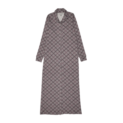 Plaid Nightgown Long