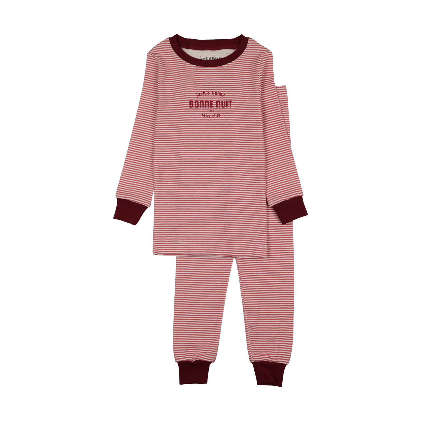 Bonne Nuit Pink Stripe Pajamas