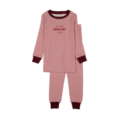 Bonne Nuit Pink Stripe Pajamas