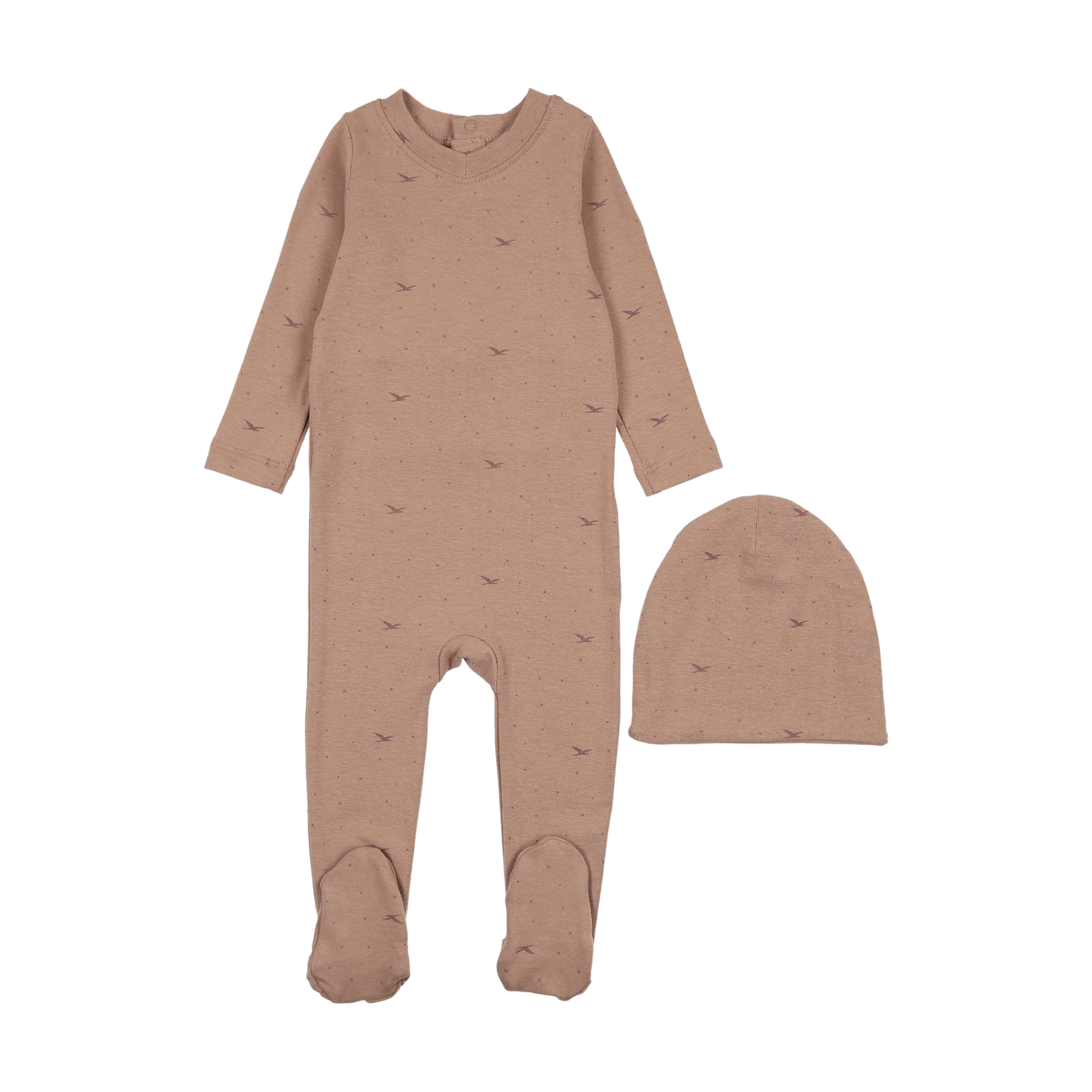 Bird Pink Footie