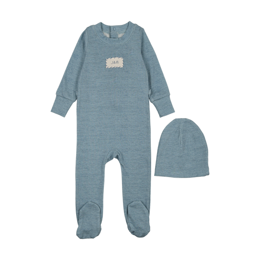 J&B Tag Blue Footie