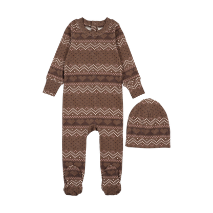 Fair Isle Girls Footie