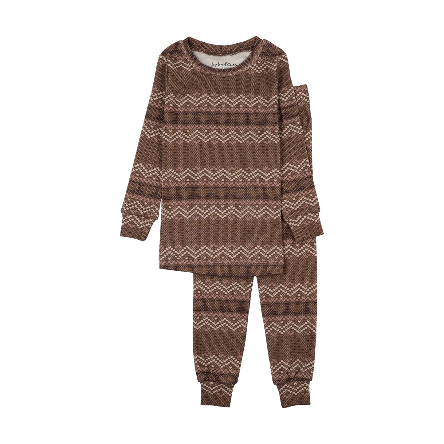 Fair Isle Girls Pajamas