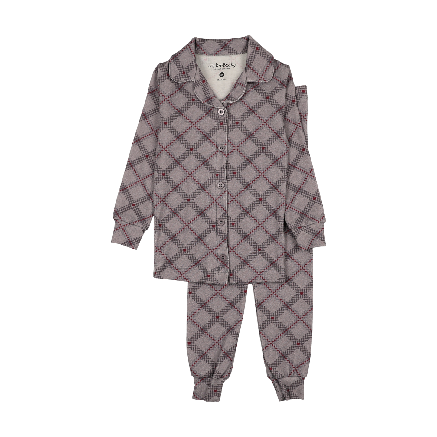 Plaid Girls Pajama