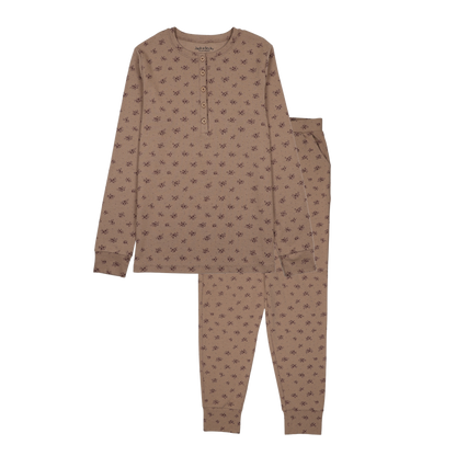 Floral Henley Pajamas