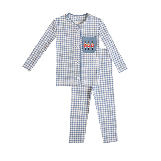 Gingham Deep Water PJ